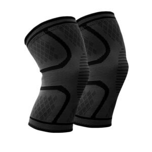 knitted non slip knee sleeve for sports gym workouts tx1106 (copy)