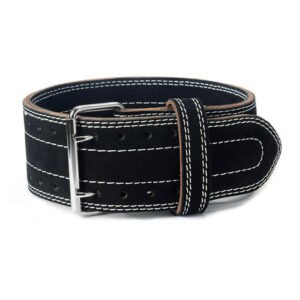 premium leather weightlifting belt for gym & powerlifting tx1614