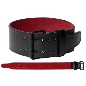 premium suede leather weightlifting belt for bodybuilding