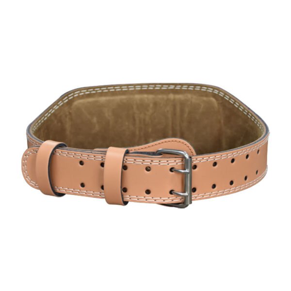 leather weightlifting belt – durable powerlifting support