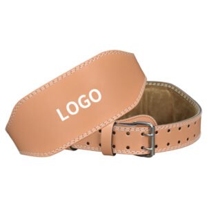 leather weightlifting belt – durable powerlifting support