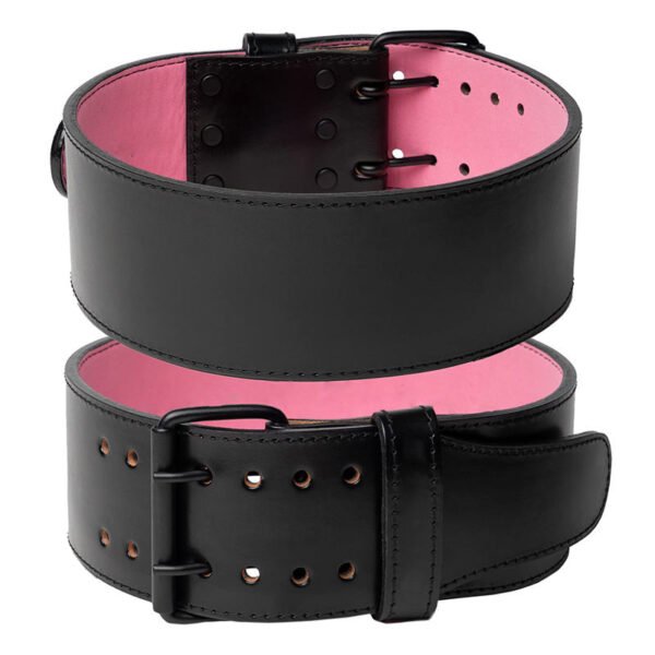 premium suede leather weightlifting belt for bodybuilding