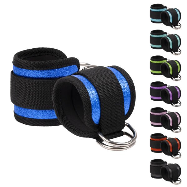 fitness ankle straps for cable machine glute and leg training tx1405